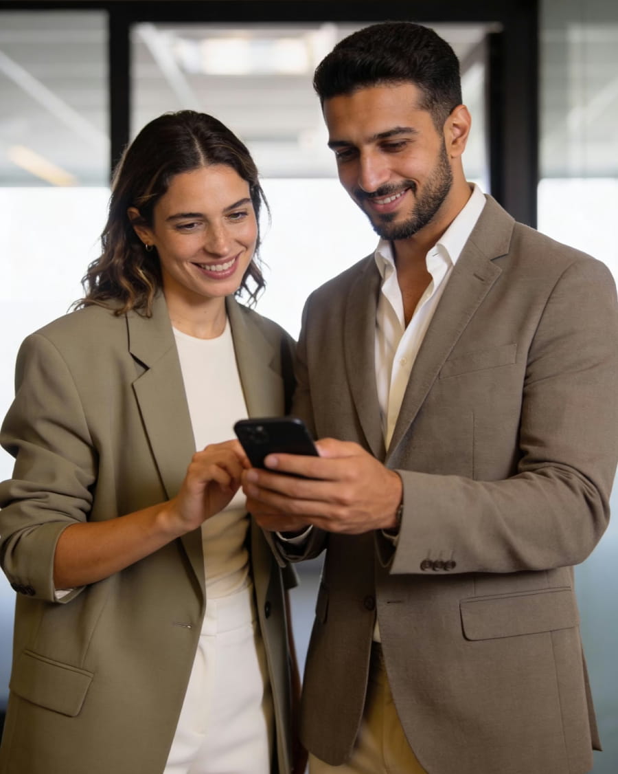 Profissionais analisando soluções digitais para o crescimento de restaurantes